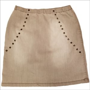 Kappahl juniors grey Studded skirt size 38